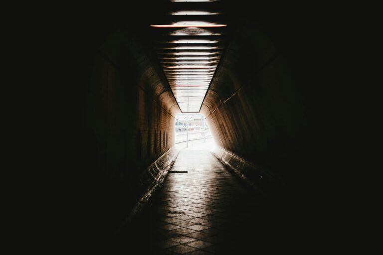 Light at the end of a tunnel