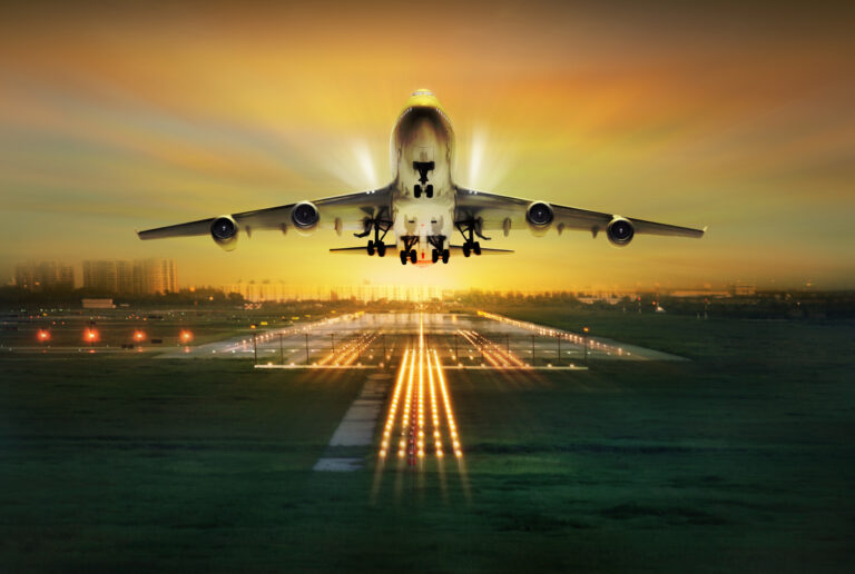 Successful Airline Taking Off