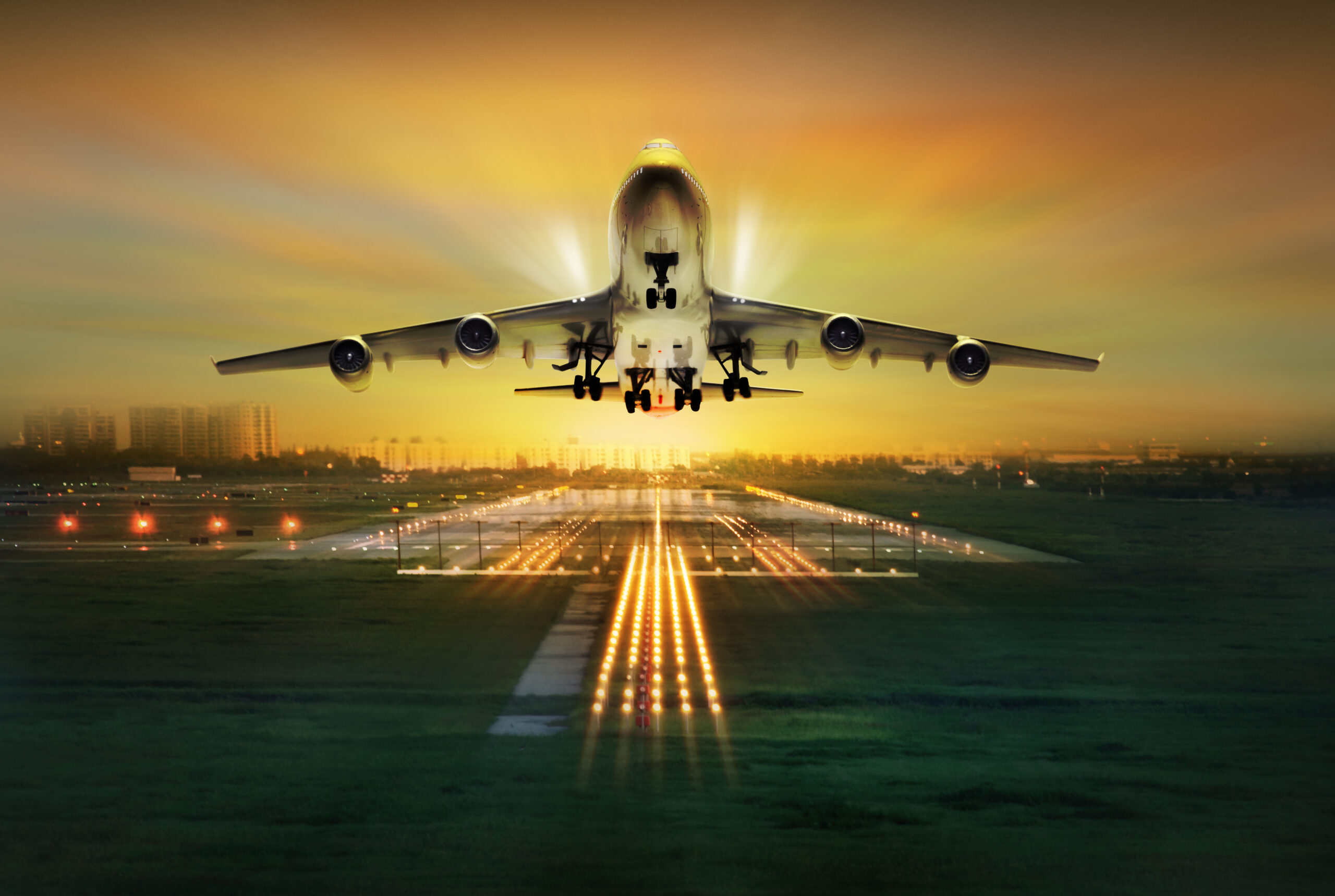 Successful Airline Taking Off